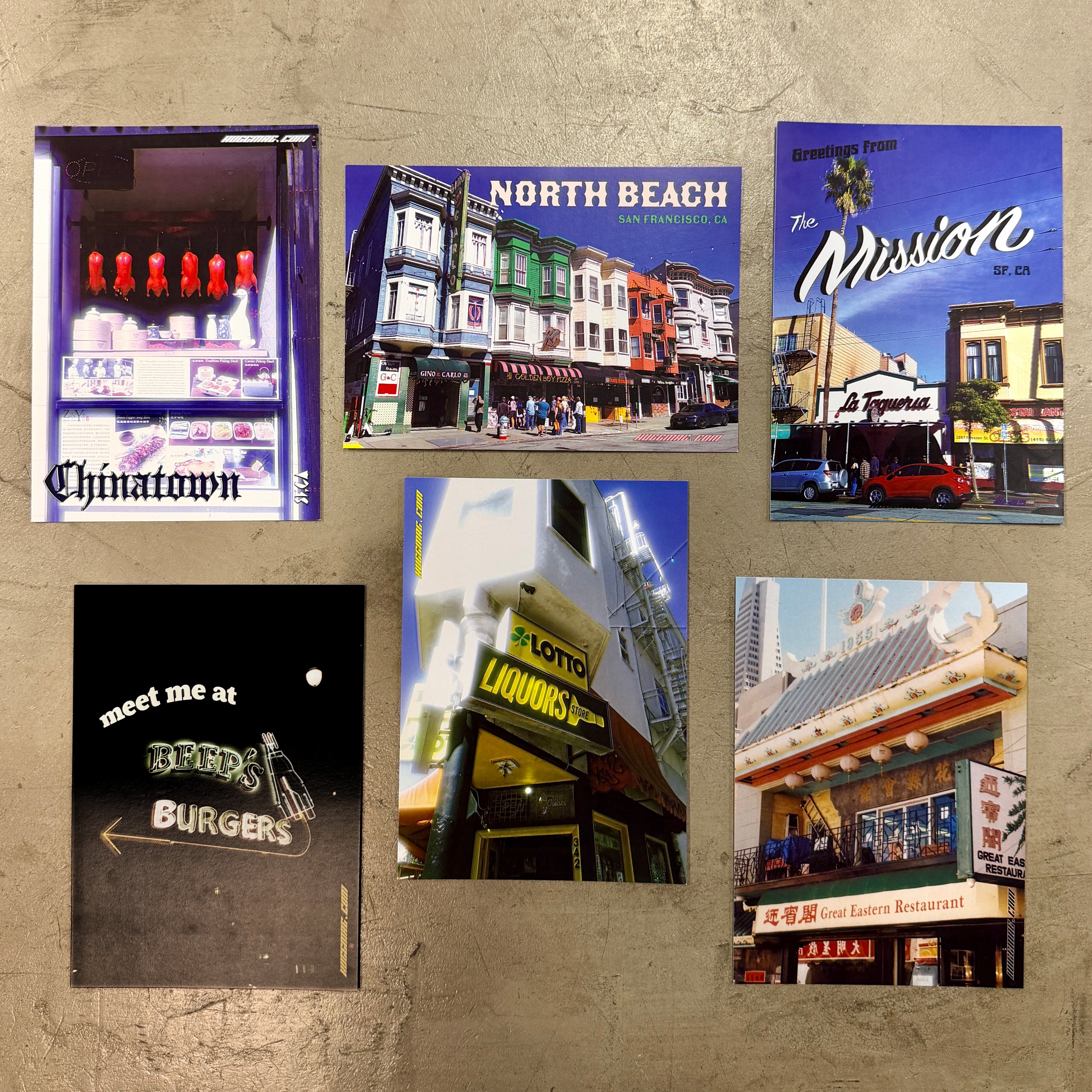 SF Eats Postcard Pack